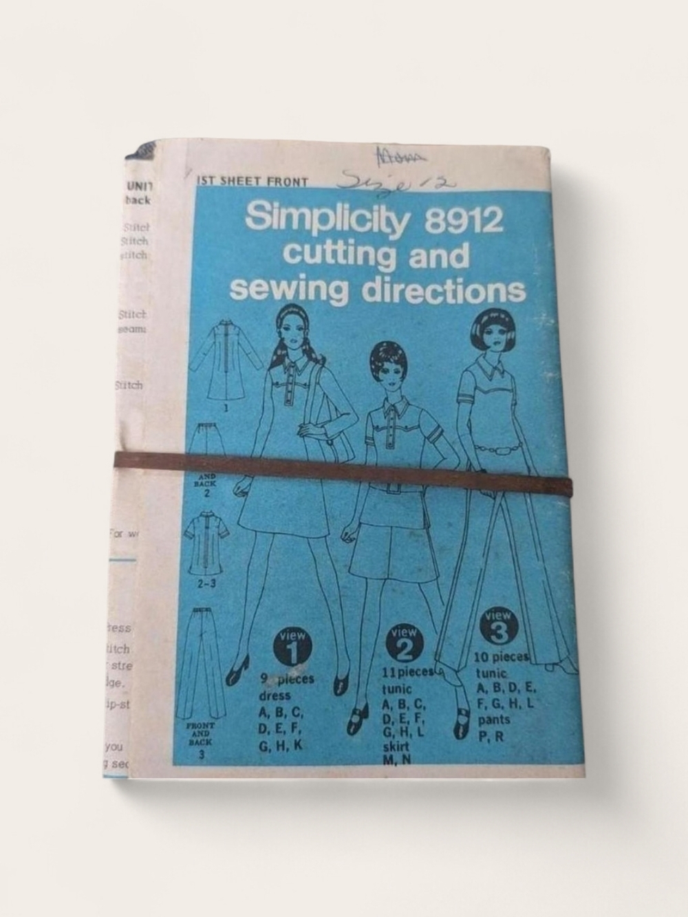 1972 Simplicity Sewing Pattern